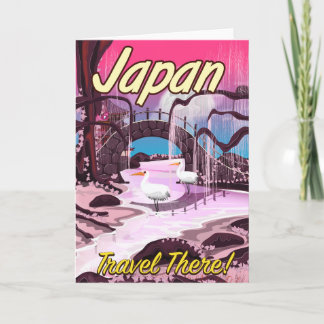 Tarjeta Festiva Poster de vacaciones en los jardines personalizado