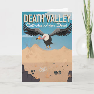 Tarjeta Festiva Poster de viaje vintage del Personalizado Death Va