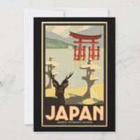 Poster de Viajes de la Vintage Japan Painting Arts