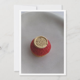 Tarjeta Festiva postre oriental