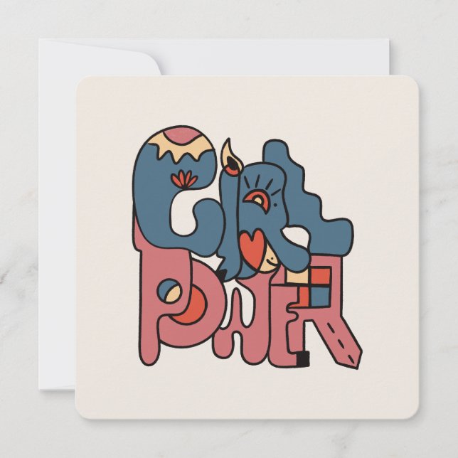 Tarjeta Festiva Potencia chica (Anverso)