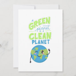 Tarjeta Festiva Powered by Green: Thrive with Nature"