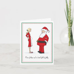 Tarjeta Festiva Pregnant Christmas Cards - BLONDE Bowl of Jelly