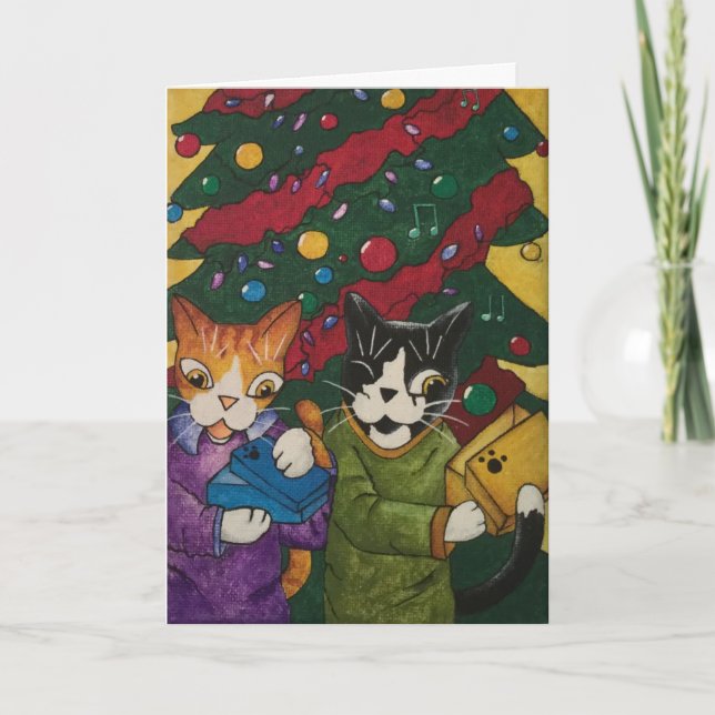 Tarjeta Festiva Presentaciones abiertas (Anverso)