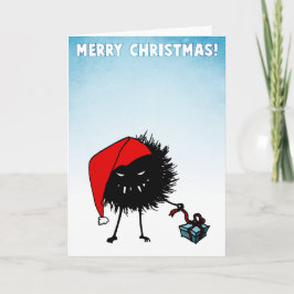 Tarjeta Festiva Presente de apertura de fallos de Navidades malvad