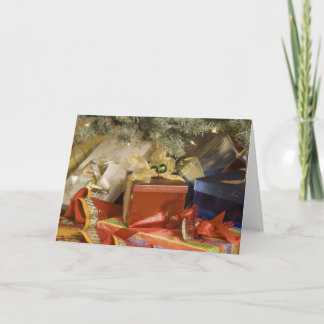 Tarjeta Festiva Presentes de vacaciones