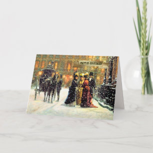 Tarjeta Festiva Prettige Kerstdagen.Tarjeta de Navidades en holand