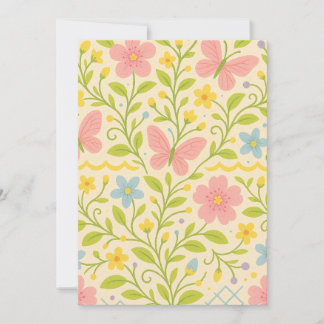 Tarjeta Festiva Primavera de bienvenida