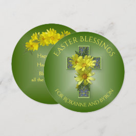 Tarjeta Festiva Primavera de las mareas Pascua Bendición Personali