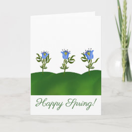 Tarjeta Festiva Primavera feliz