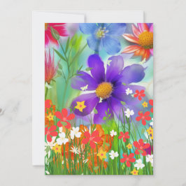 Tarjeta Festiva Primavera Gloriosa