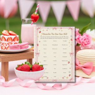 Tarjeta Festiva Primer Cumpleaños Describe Juego de arcos para un 