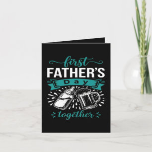 Tarjeta Festiva Primer Día del Padre Juntos