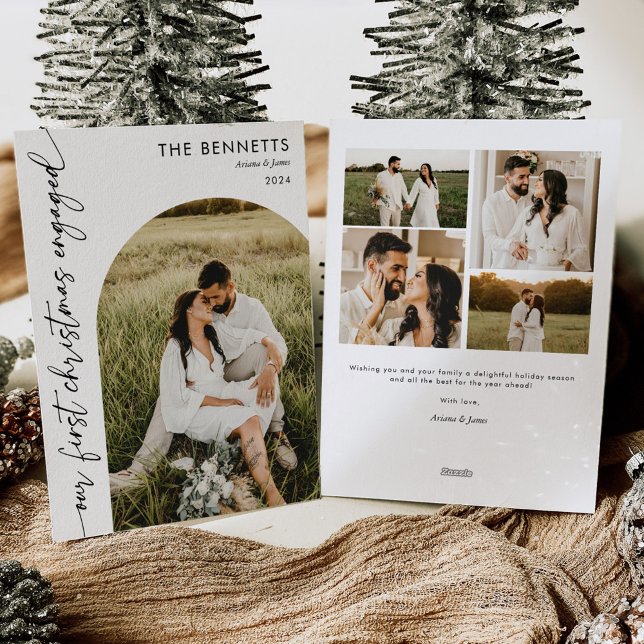 Tarjeta Festiva Primeros Navidades de fotografía involucrados en N (Subido por el creador)