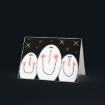 Tarjeta Festiva Primitive Folk Art Snowman<br><div class="desc">Tan divertido de crear. Haz que tus hijos dibujen caras de hombre de nieve,  escanearlas en tu computadora a 200 ppi y cambiar mi foto a sus fotos. Una gran manera de personalizar una tarjeta de Navidad.</div>