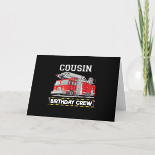 Tarjeta Festiva Primo Cristóbal de Cumpleaños Familia Combatiendo