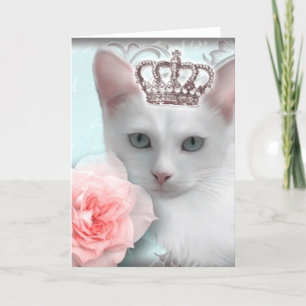 Tarjeta Festiva Princesa de la nieve