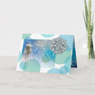 Tarjeta Festiva princesa de nieve