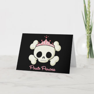 Tarjeta Festiva Princesa pirata