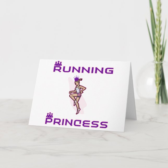 Tarjeta Festiva PrincesaChickRunner (Anverso)