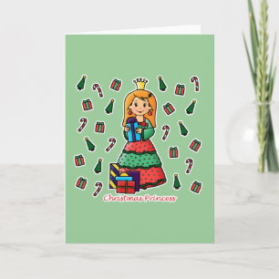 Tarjeta Festiva Princess navidades