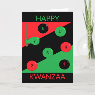 Tarjeta Festiva Principios de Kwanzaa