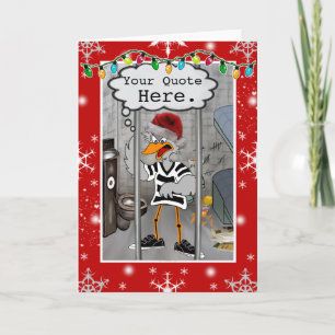 Tarjeta Festiva Prisión Jailbird