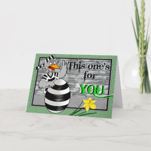 Tarjeta Festiva Prisión Jailbird