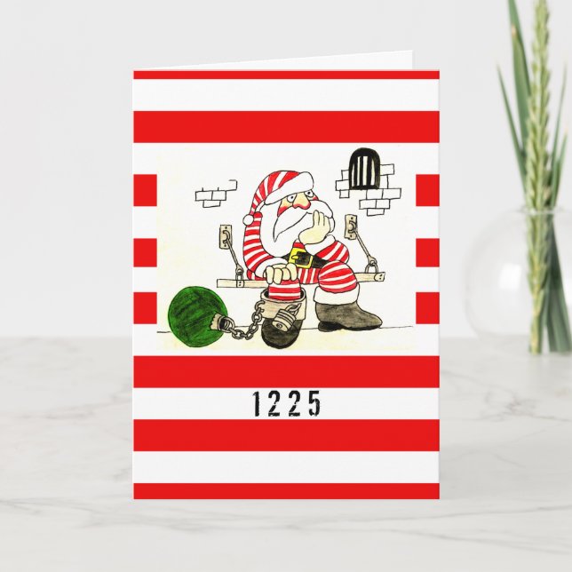 TARJETA FESTIVA PRISIÓN SANTA (Anverso)