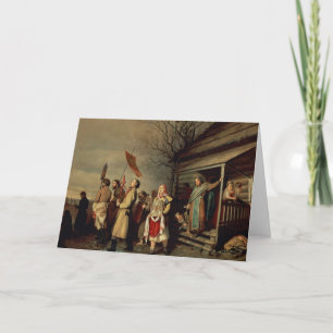 Tarjeta Festiva Procesión de Pascua, 1861