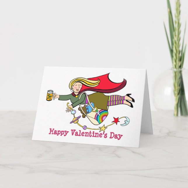 Tarjeta Festiva Profesor estupendo del el día de San Valentín (Anverso)