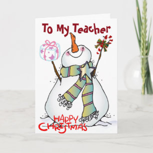 TARJETA FESTIVA *PROFESOR* TODOS LOS DÍAS HACES FELIZ A TODOS