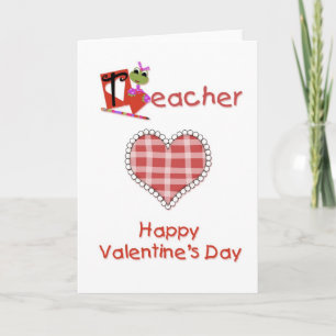 Tarjeta Festiva Profesor Valentine