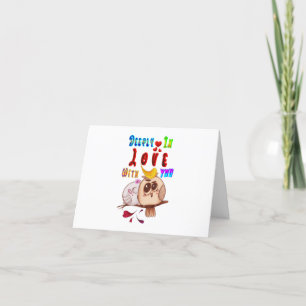 Tarjeta Festiva Profundamente enamorado de ti