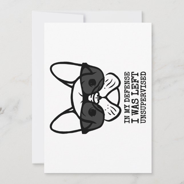 Tarjeta Festiva Propietario del Bulldog francés Guay (Anverso)