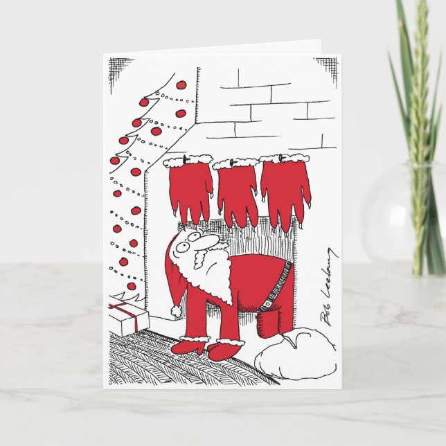 Tarjeta Festiva Proporciones monstruosas (Anverso)