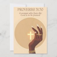 Proverbios 31:30 Arte Inspirador de Fe y Gracia