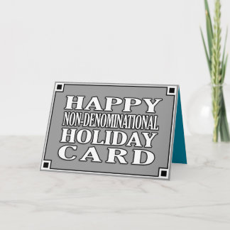 Tarjeta Festiva ¡Psiquiatría de vacaciones no denominacionales!