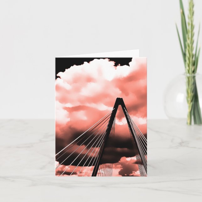 Tarjeta Festiva puente de piedra (Anverso)