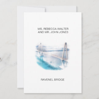 Tarjeta Festiva Puente Ravenel - Charleston