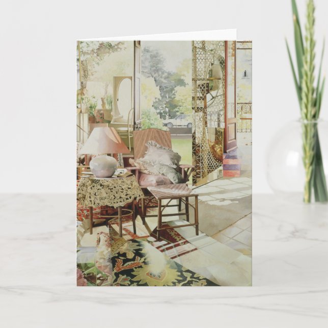 Tarjeta Festiva Puerta abierta 1987 (Anverso)