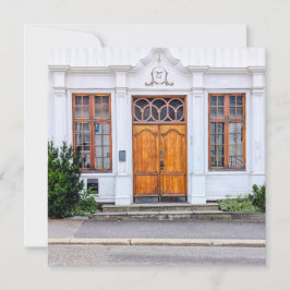 Tarjeta Festiva Puerta del Art Nouveau noruego