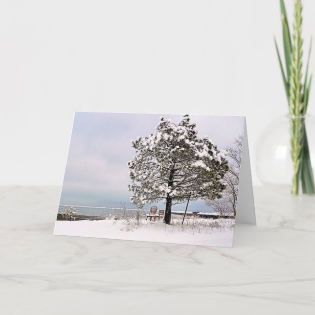 Tarjeta Festiva Puerto de Plymouth (Anverso)