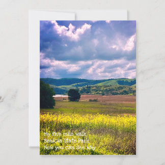 Tarjeta Festiva puesta de sol