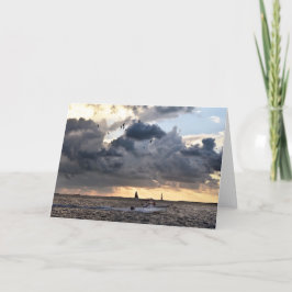 Tarjeta Festiva Puesto clave de pesca occidental, Florida