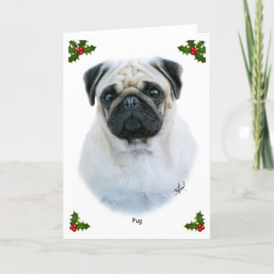Tarjeta Festiva Pug 9Y383D-292