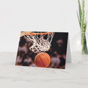 Tarjeta Festiva Puntuación del baloncesto