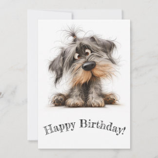 Tarjeta Festiva Puppy Birday Card