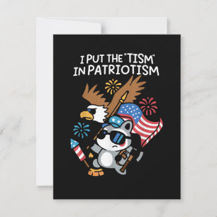 Tarjeta Festiva Puse el Tismo en Águila Atlética Patriótica