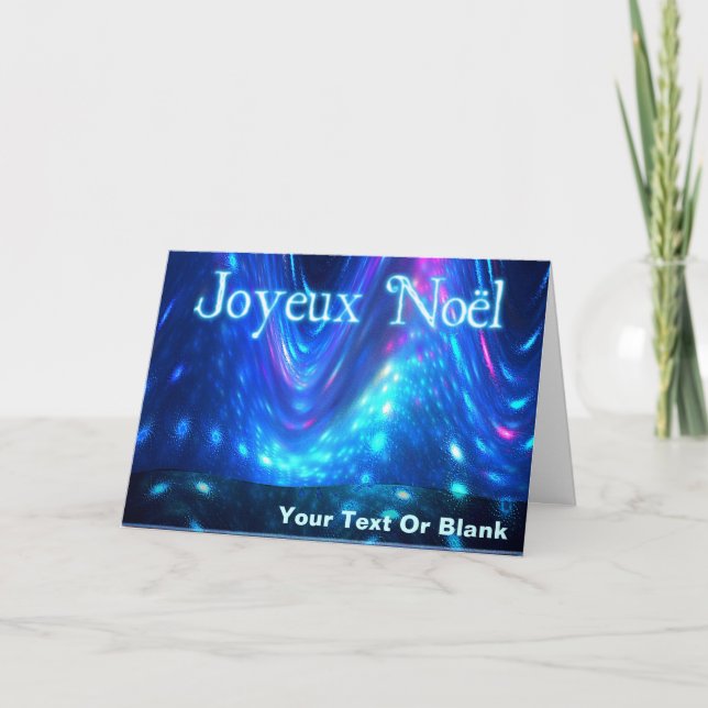 Tarjeta Festiva Qaanaaq - Joyeux Noël (Anverso)